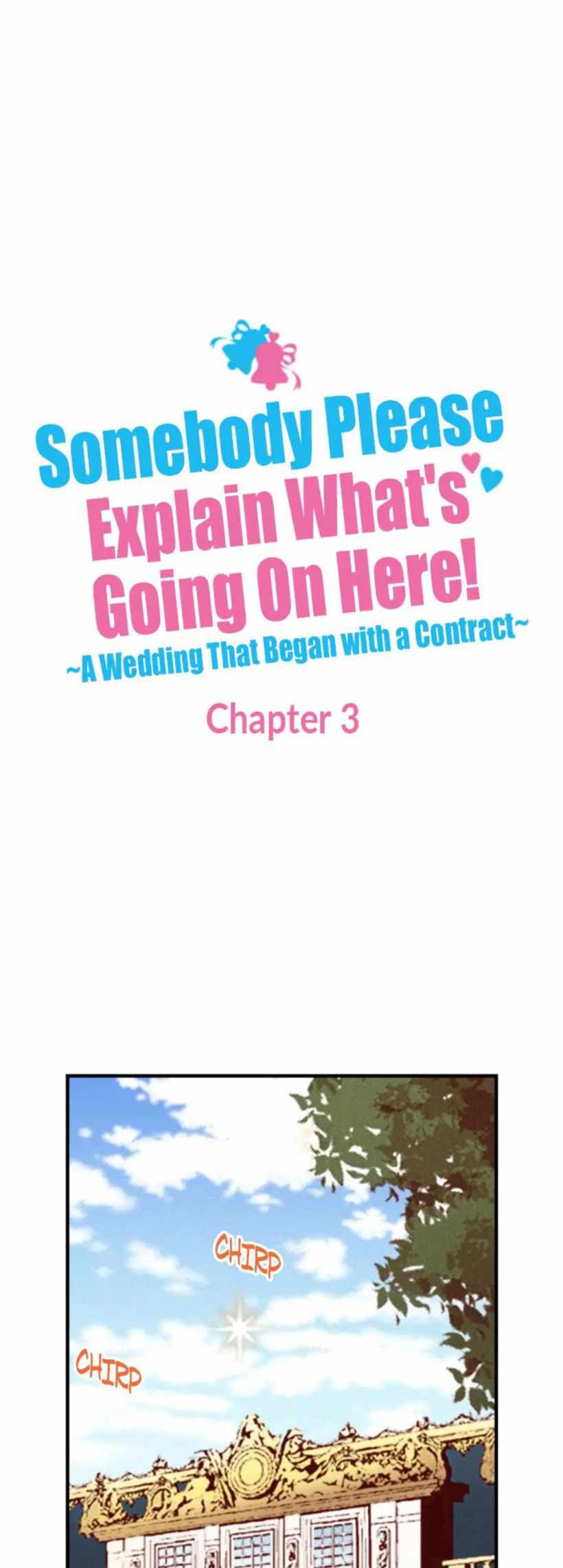 Somebody Please Explain What's Going On Here! ~A Wedding that Began With a Contract~ Chapter 3 3